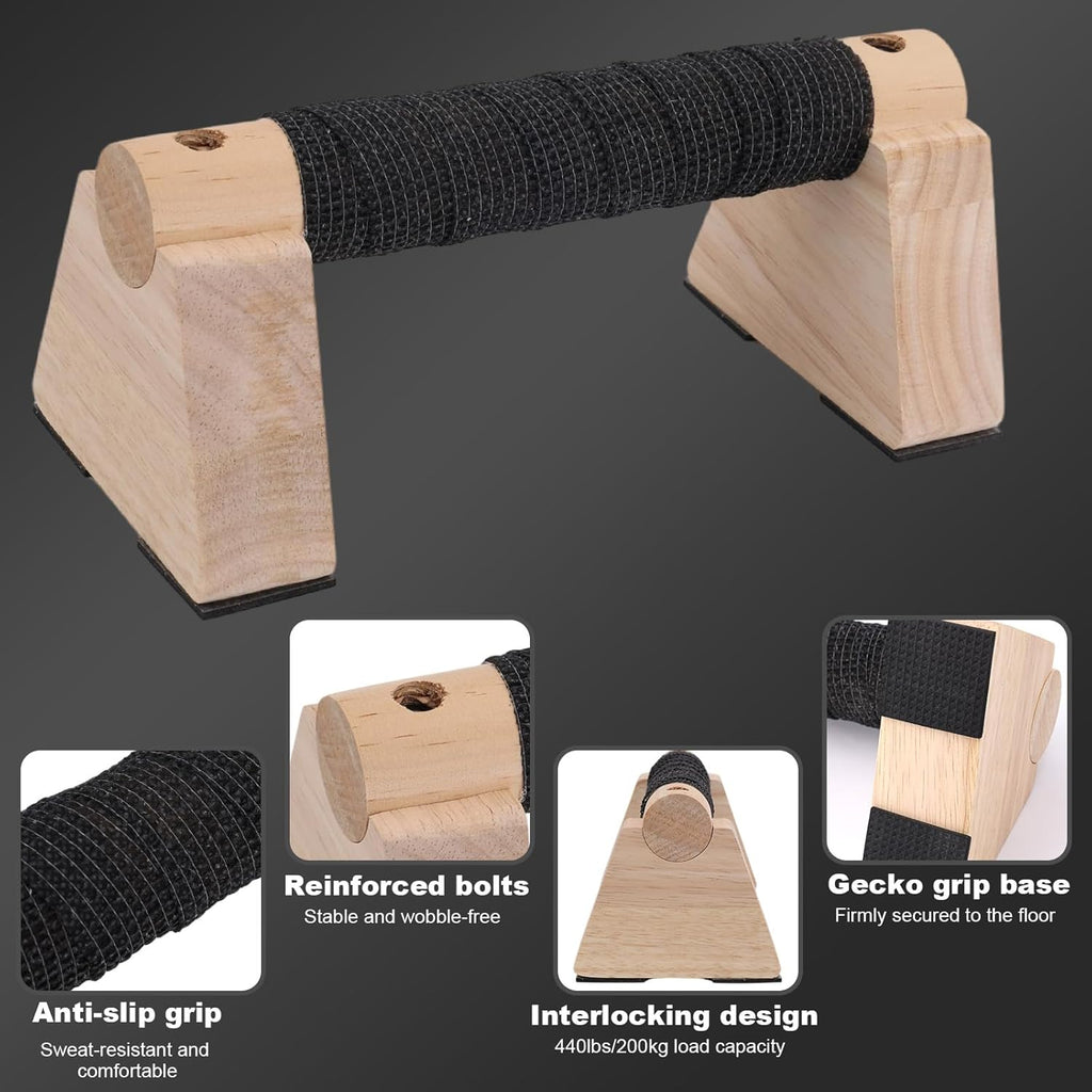 Wooden Parallette Bars